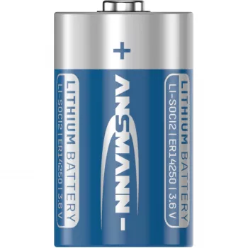 Batteria ANSMANN ER14250 litio-tionil cloruro 3,6V 1/2AA