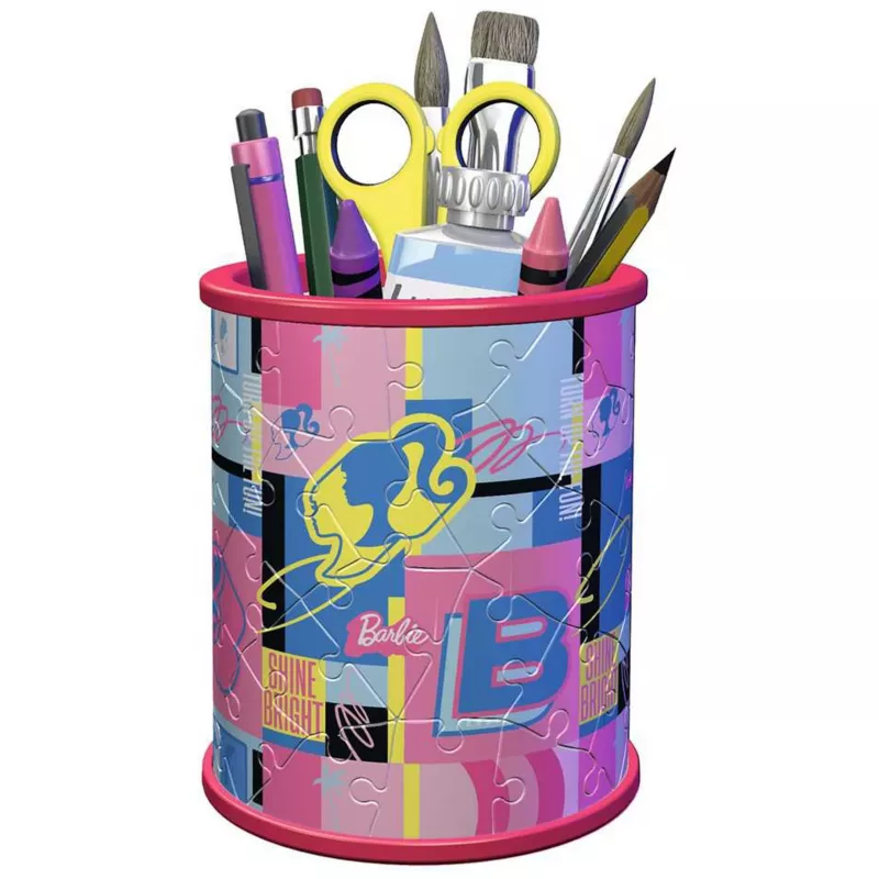 Puzzle 3D Organizer Ravensburger Utensilo Barbie — Modello 11585, contenitore decorativo 3D a tema