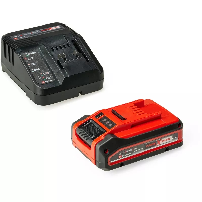 Martello perforatore a batteria EINHELL Power X-Change TE‑HD 18 Li, 18V, Li‑Ion 4,0 Ah Plus, con set punte e scalpelli