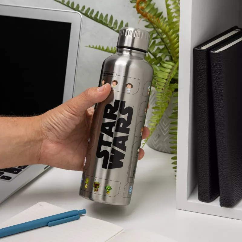 Paladone Star Wars bottiglia d'acqua in metallo