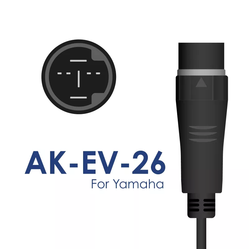 Akyga AK-EV-26 Caricabatterie 42V/4A 168W Yamaha 1,2m