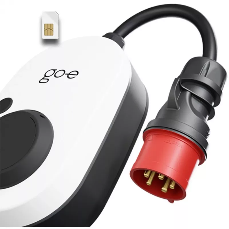Charger Gemini flex 2.0, 22 kW (32A 3-fase), Wallbox bianco/nero, caricabatterie mobile, 4G/LTE