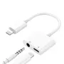 Adattatore duale per iPhone Lightning - cuffie da 3,5 mm e caricabatterie