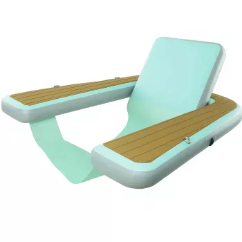 Extralink sedia lettino gonfiabile per acqua, 122 x 112 x 10 cm