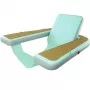 Extralink sedia lettino gonfiabile per acqua, 122 x 112 x 10 cm