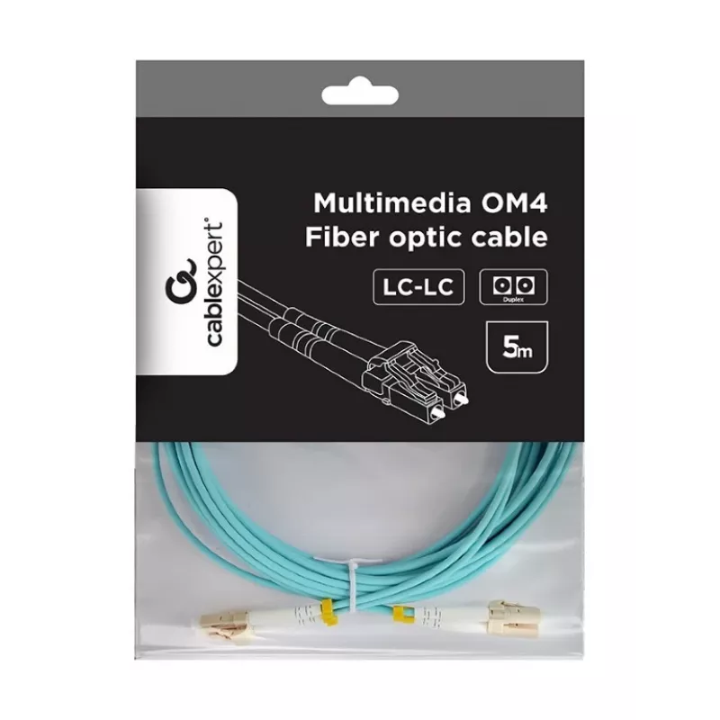 Gembird cavo in fibra ottica multimodale duplex OM4 50/125 LC/LC 5 m