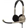 Koss CS100 cuffie on-ear cablate con microfono, nero/oro
