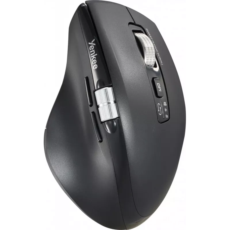 Mouse wireless YENKEE SPIN DUAL 2095BK — mouse ottico compatto dual-mode, modello YMS 2095B SPIN