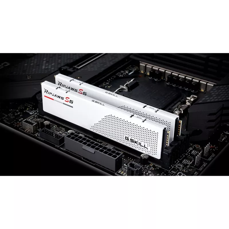 32GB 2x16GB Ripjaws S5 White DDR5-6000 CL32 kit di memoria RAM