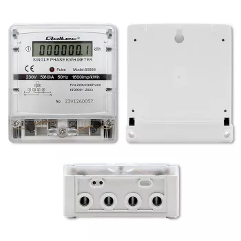 Contatore elettronico monofase del consumo energetico 230V LDC