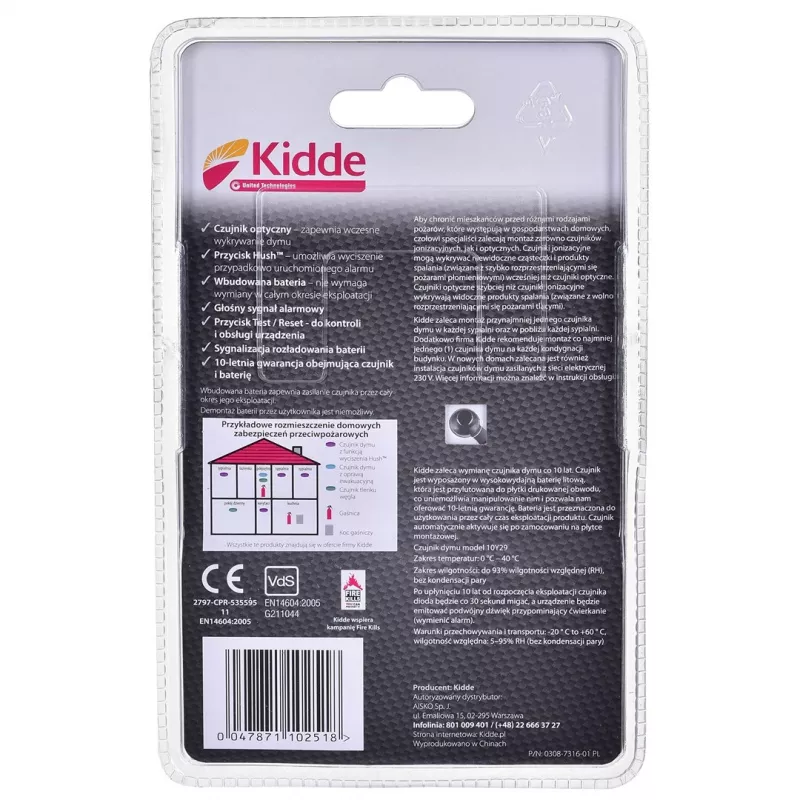 Rilevatore di fumo KIDDE 10Y29A