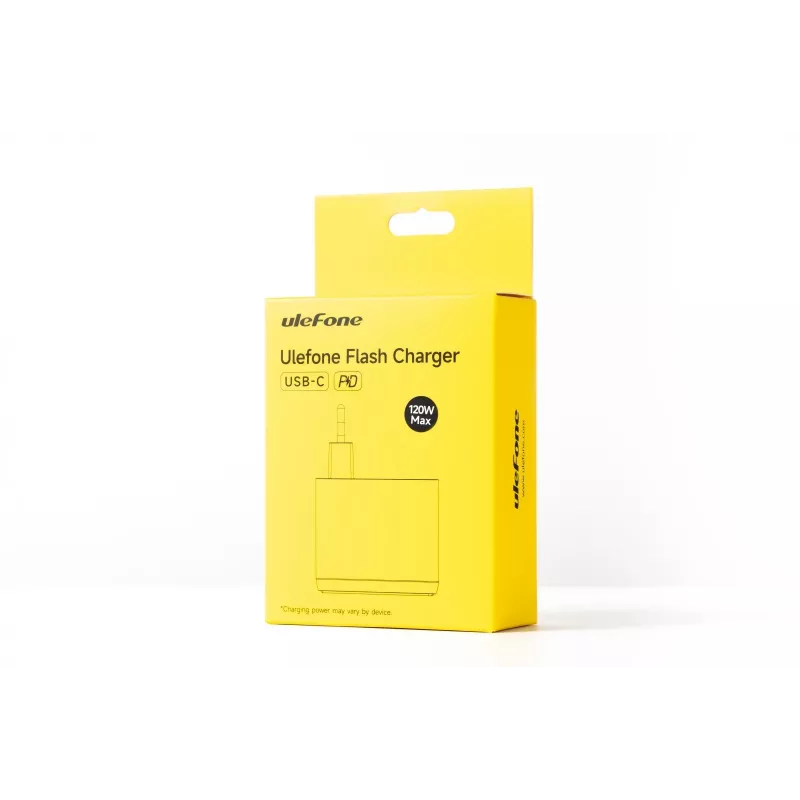 Caricabatterie UleFone UF-CHAR-120WR 120W 20V 6A bianco – alimentatore USB per dispositivi portatili