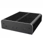 Case per computer Akasa Newton RC case compatto senza ventole per ASUS NUC 14 Pro, Mini ITX, nero