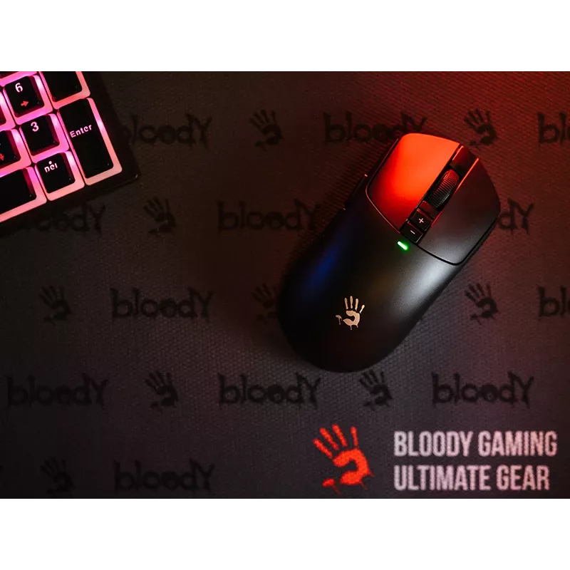 A4TECH BLOODY mouse R72 ULTRA WRLS 2.4G+USB nero
