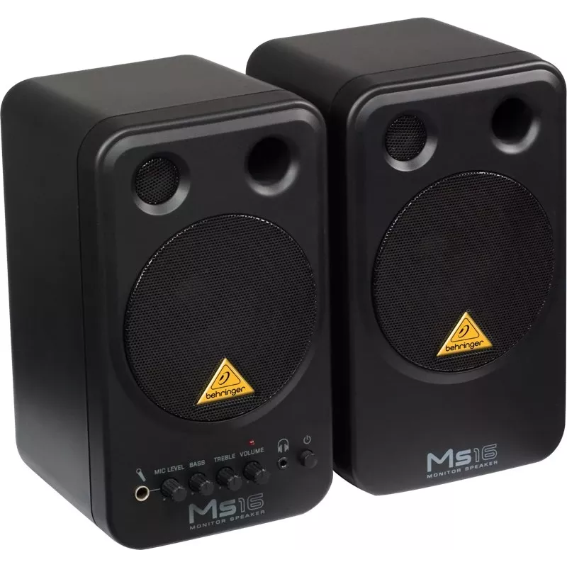 Behringer MS16 diffusori a 2 vie nero con filo 16 W