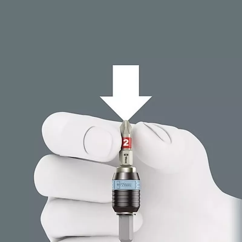 Set di bit Wera 30 pezzi BC Stainless/30 Bit-Check Phillips Phillips, Phillips Pozidriv, TORX, esagono cavo (05071109001)