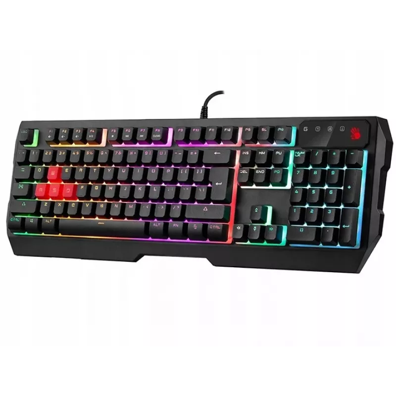 A4Tech Bloody B140N Tastiera gaming cablata, a membrana, nera