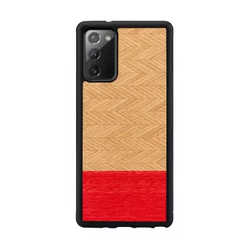 Custodia per cellulare Man and Wood Galaxy Note 20 Herringbone azalea nero