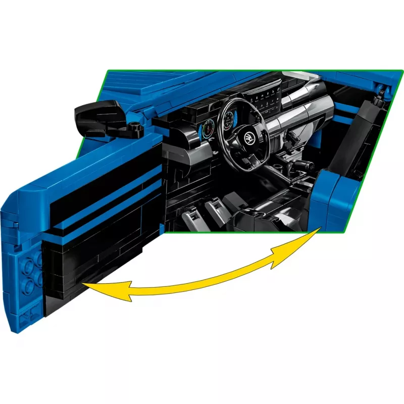 Mattoncini Cobi Skoda Octavia RS modello (2405 pezzi), da 10 anni, nero/blu