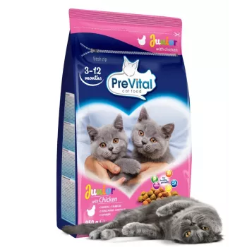 Crocchette per gatti PREVITAL Junior Chicken 950 g — crocchette per gattini, 35% proteine, 12% grassi