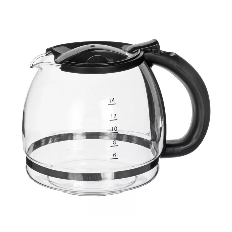 Macchina per caffè filtro CLATRONIC KA 3473, serbatoio acqua 1,5 l, capacità 14 tazze, nero