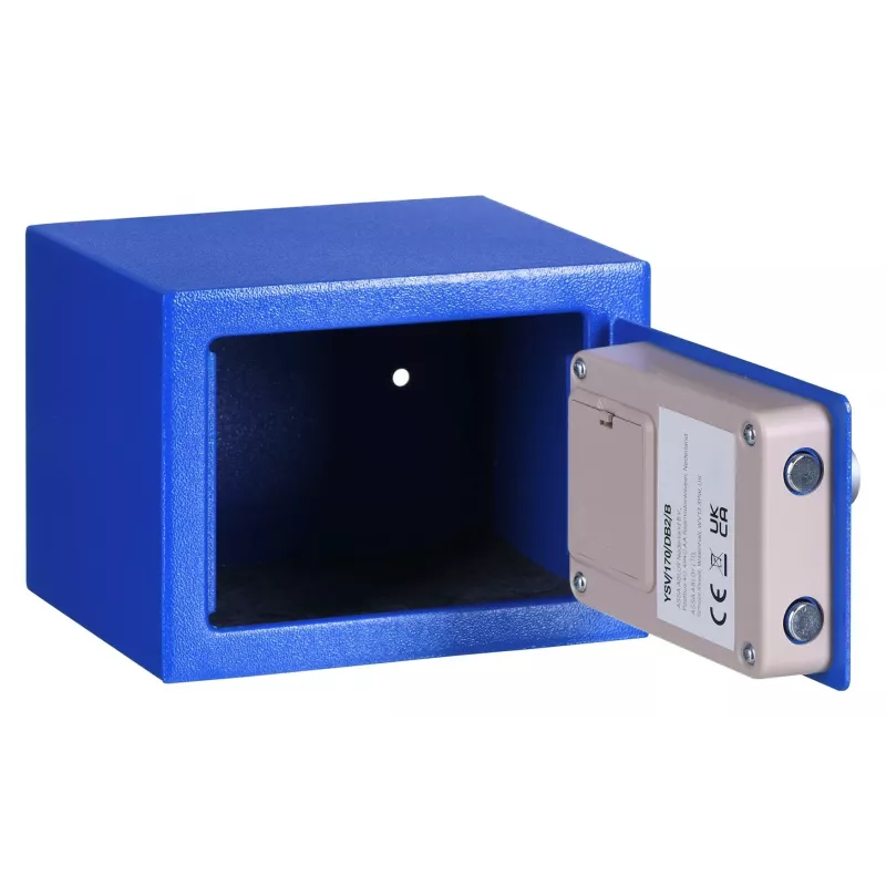 Cassaforte freestanding Yale YSV/170/DB2/B acciaio blu, combinazione, 3,8 l, montaggio a pavimento/parete