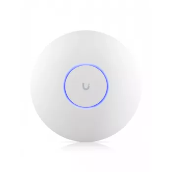 Access Point UBIQUITI U7 Pro — Tri-Band Wi‑Fi 7 (2,4/5/6 GHz), 5400 Mbit/s, MU‑MIMO, PoE, montaggio a soffitto/parete