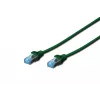 Cavo di rete Digitus CAT 5e SF/UTP RJ-45 3 m verde