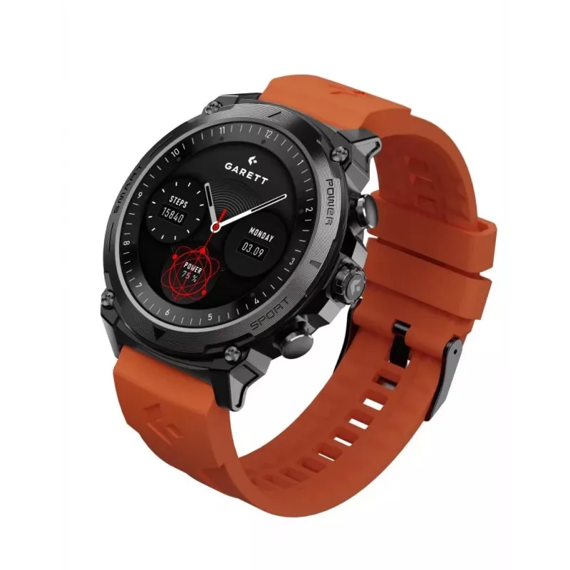 Smartwatch Garett Atom nero Steel