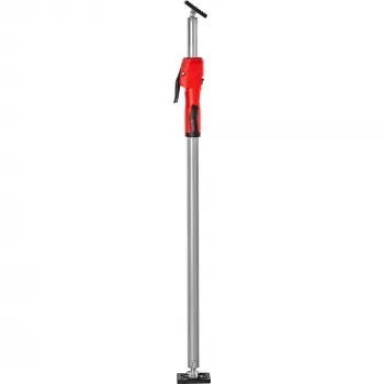 Puntello regolabile per soffitto e montaggio STE150 argento/rosso, 900 mm - 1.500 mm, con impugnatura a pompa