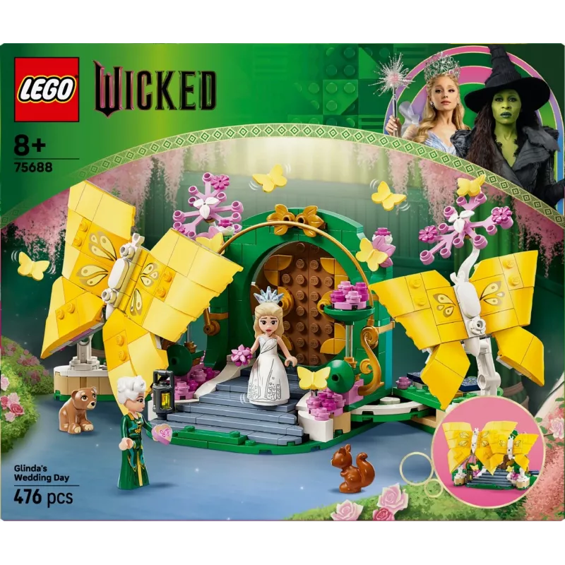 Set LEGO Wicked 75688 Il giorno del matrimonio di Glinda — set a tema, modello 75688