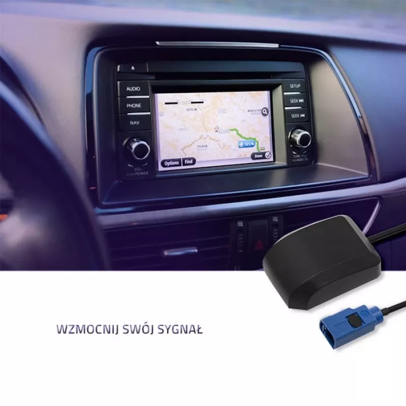 Antenna GPS per esterni QOLTEC 57038 28 dBi — antenna esterna ad alto guadagno per ricezione GPS