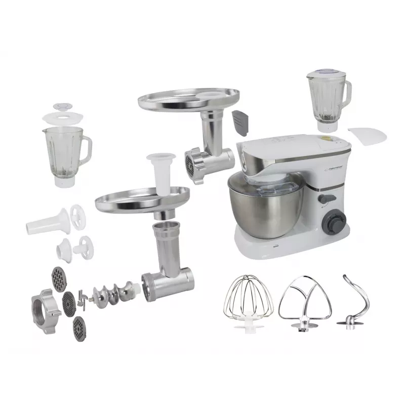 Robot da cucina Esperanza EKM025 1000 W 5 L acciaio inox bianco
