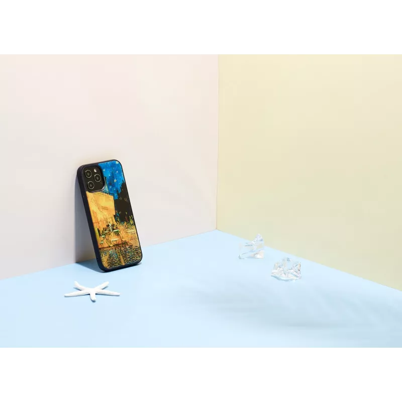Custodia iKins per Apple iPhone 12 Pro Max — nero Cafe Terrace