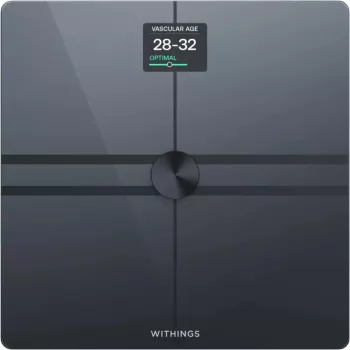 Bilancia pesapersone elettronica Withings Body Comp quadrata nera