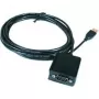 Exsys EX-1301-2 cavo adattatore da USB 1.1 a seriale RS-232, 9 pin, 1,8 m, nero