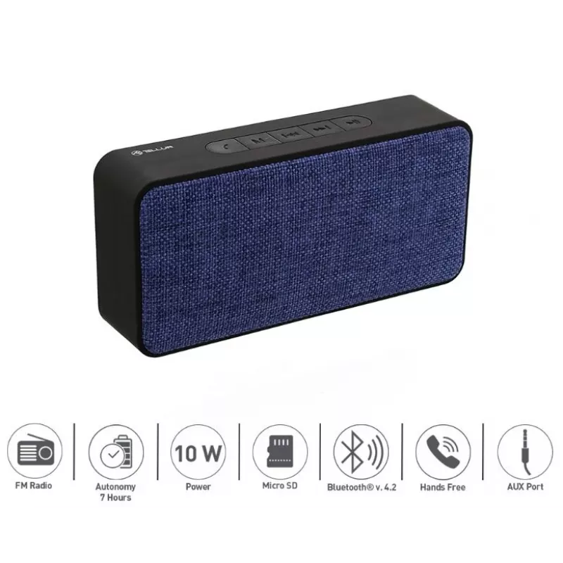 Altoparlante portatile Tellur Lycaon grigio