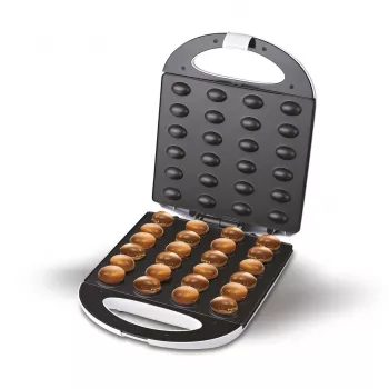 Macchina per waffle Adler AD 3039 — 24 waffle, 1600 W, bianco, antiaderente, manici che restano freddi