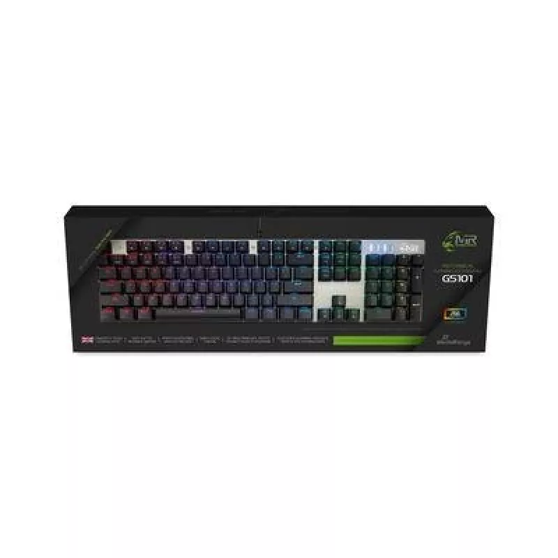 Tastiera GS101 NERO/ARGENTO/MRGS101-UK Mediarange