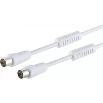 Cavo coassiale per antenna ShiverPeaks 80207-128 – bianco, Maximum Connectivity, 100 dB