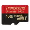 Transcend microSDHC MLC 16GB Class 10 UHS-I 600x + adattatore SD