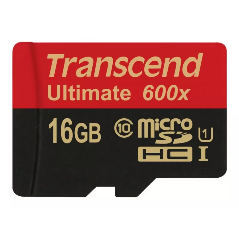 Transcend microSDHC MLC 16GB Class 10 UHS-I 600x + adattatore SD