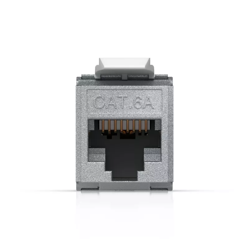 Keystone Jack Ubiquiti UACC-Keystone-Jack-C6A RJ-45 piatto metallico