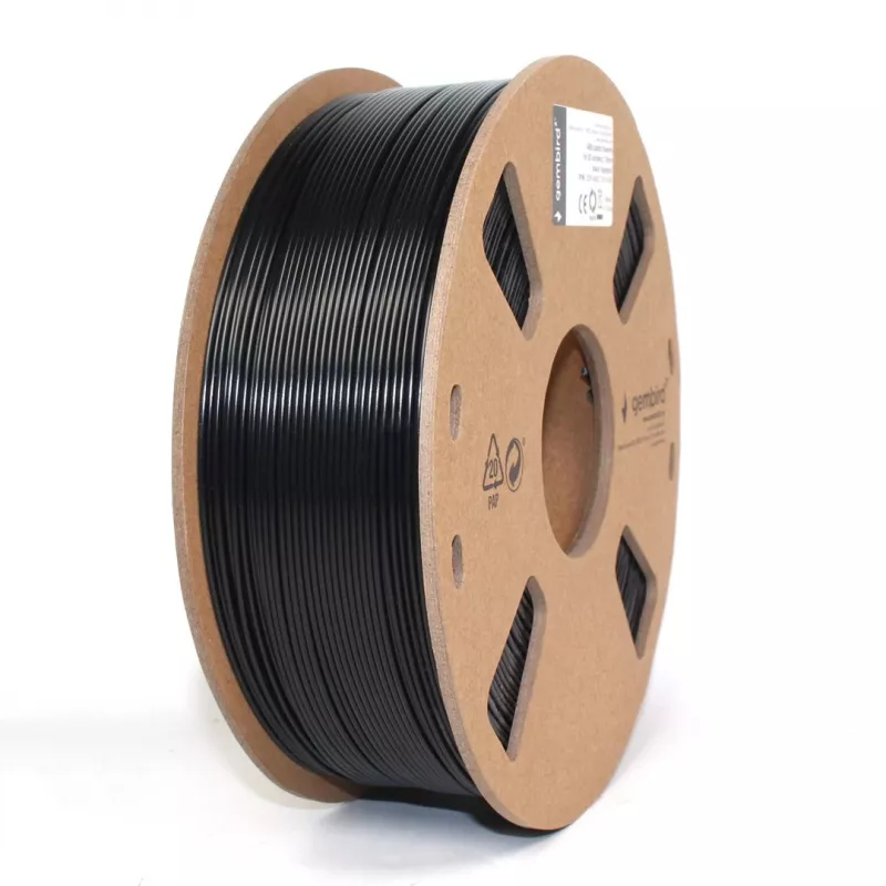 Gembird filamento ABS 1,75 mm, 1 kg, nero