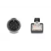 Cavo di rete DeLOCK M12 cavo codifica A 8 poli connettore maschio a RJ45 connettore maschio Cat5e 5 m nero