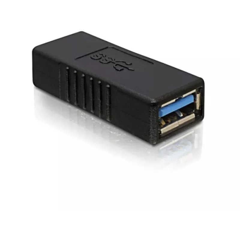 DELOCK adattatore USB 3.0-A USB-A a USB-A nero, trasferimento dati USB 3.0