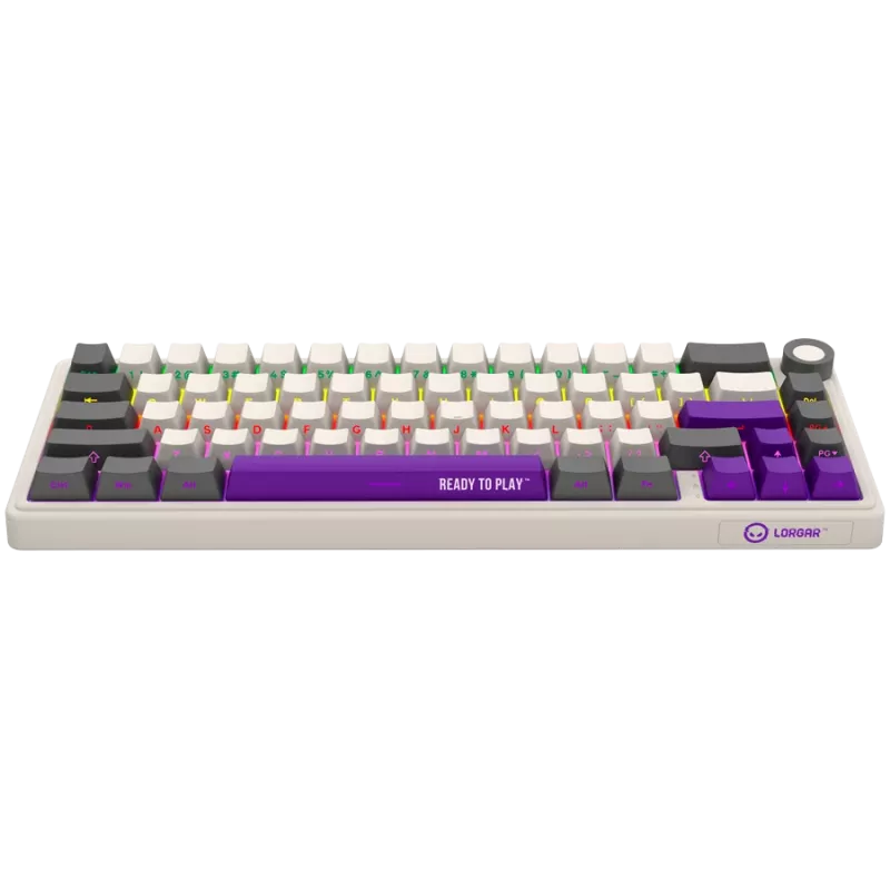 Tastiera da gaming meccanica wireless LORGAR KBP70MW layout 65% beige