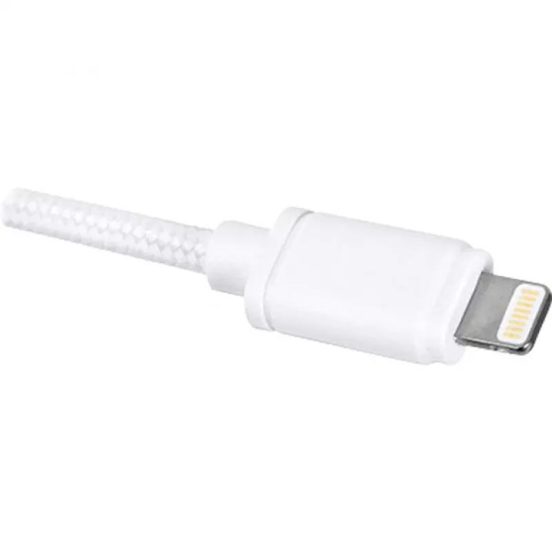 Cavo adattatore USB 2.0, connettore maschio USB-A > connettore maschio Lightning (bianco, 2,0 metri)