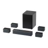 Diffusore Ultimea Poseidon D80 nero 7.1 canali, 8 diffusori, con e senza fili, subwoofer attivo