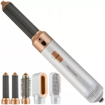 Styler ad aria calda Profi-Care 331321 bianco-rosé — multi-styler 4-in-1, 5 accessori, 1000W, 3 livelli di calore